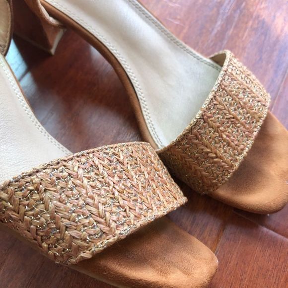 European brand Amichi camel suede block heel. Size euro 37. I’m a US size 7.5. - Picture 6 of 6